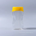 415g / 300ml botellas de plástico para embotellado de miel de mascota Botella de ketchup botella de mayonesa con tapas de válvula de silicona (EF-H04415)